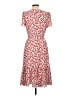 Talbots Hearts Red Casual Dress Size 10 Petite - photo 2