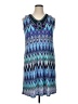 Avenue Graphic Blue Casual Dress Size 14 Plus - photo 1