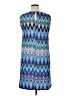 Avenue Graphic Blue Casual Dress Size 14 Plus - photo 2