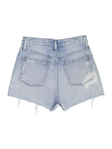 Madewell The Momjean Short in Jeffries Wash: Destructed Edition (view 2)