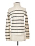 Vince. 100% Cashmere Stripes Ivory Cashmere Pullover Sweater Size XS - photo 1