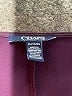 Chaps Solid Burgundy Cocktail Dress Size XL - photo 7