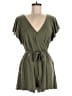 Gap Solid Green Romper Size Med Petite - photo 1