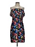 Love 100% Rayon Floral Blue Casual Dress Size S - photo 1