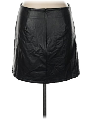 Rewash Faux Leather Skirt (view 2)