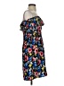 Love 100% Rayon Floral Blue Casual Dress Size S - photo 4