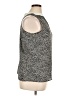 Worthington 100% Polyester Silver Sleeveless Blouse Size XL - photo 4