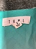 THML 100% Rayon Chevron-herringbone Teal Casual Dress Size S - photo 7