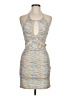 Bershka Graphic Gray Cocktail Dress Size M - photo 1