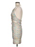 Bershka Graphic Gray Cocktail Dress Size M - photo 5