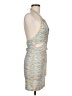 Bershka Graphic Gray Cocktail Dress Size M - photo 4