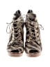 Stuart Weitzman Animal Print Brown Ankle Boots Size 7 - photo 2