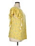 Chaps 100% Viscose Yellow Short Sleeve Blouse Size XL - photo 4