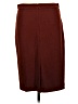 Ann Taylor Solid Burgundy Formal Skirt Size 6 - photo 2