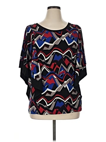 Style&Co Short Sleeve Blouse (view 1)