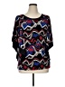Style&Co Black Short Sleeve Blouse Size XL - photo 1