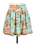 Freeway Floral Teal Casual Skirt Size S - photo 1