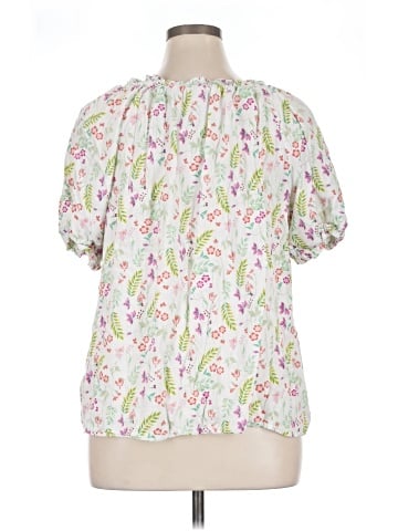 St. John's Bay Short Sleeve Blouse (view 2)