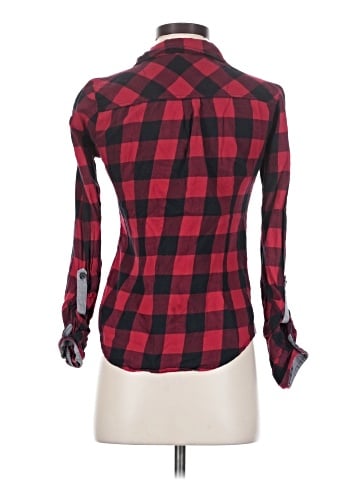 Girl Krazy Long Sleeve Button-Down Shirt (view 2)