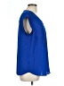 Daniel Rainn 100% Polyester Blue Short Sleeve Blouse Size L - photo 4
