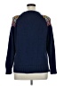 Old Navy 100% Cotton Chevron-herringbone Blue Pullover Sweater Size XL - photo 2