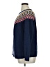 Old Navy 100% Cotton Chevron-herringbone Blue Pullover Sweater Size XL - photo 5