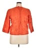 Coldwater Creek 100% Cotton Orange Jacket Size 14 - photo 1