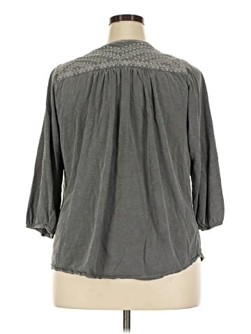 Lucky Brand 3/4 Sleeve Blouse (view 2)