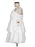 Sugarlips 100% Polyester White Casual Dress Size M - photo 5