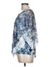 Studio Works Blue Short Sleeve Blouse Size L - photo 5