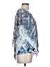 Studio Works Blue Short Sleeve Blouse Size L - photo 4