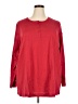 Only Necessities 100% Cotton Red Long Sleeve Top Size 2X - photo 1