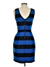 Pim + Larkin Stripes Blue Casual Dress Size S - photo 2