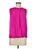 Robert Rodriguez 100% Silk Pink Sleeveless Silk Top Size 8 - photo 1