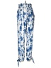Tyche Tie-dye Blue Casual Pants Size M - photo 1