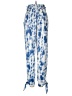 Tyche Tie-dye Blue Casual Pants Size M - photo 2