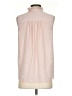 Ellen Tracy Pink Sleeveless Button-Down Shirt Size S - photo 2