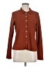 Status by Chenault Polka Dots Brown Long Sleeve Blouse Size M - photo 1