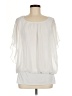 JM Collection 100% Polyester Ivory 3/4 Sleeve Blouse Size M - photo 1