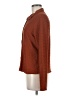Status by Chenault Polka Dots Brown Long Sleeve Blouse Size M - photo 5