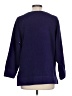 Saks Fifth Avenue Solid Purple Pullover Sweater Size L - photo 2