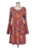 MSK Paisley Orange Casual Dress Size M - photo 1