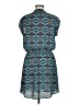 Black Rainn 100% Polyester Paisley Teal Casual Dress Size M - photo 2