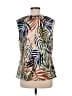 Tahari Green Sleeveless Blouse Size M - photo 2
