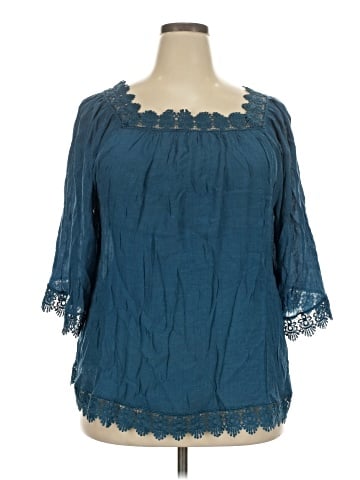 Zac & Rachel 3/4 Sleeve Blouse (view 1)