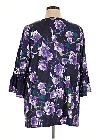 Catherines 3/4 Sleeve Blouse (view 2)