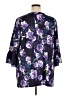 Catherines Purple 3/4 Sleeve Blouse Size 1X - photo 2