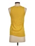 Ann Taylor 100% Rayon Yellow Sleeveless Top Size S - photo 2