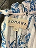 DONNI 100% Cotton Blue Short Sleeve Blouse Size L - photo 7
