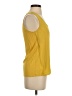 Ann Taylor 100% Rayon Yellow Sleeveless Top Size S - photo 4